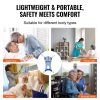 VEVOR Full Body Patient Lift Sling with Commode Opening Medical Aid Sling L-Size, 147 x 105cm, 600LBS