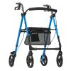 VEVOR Rollator Walker for Seniors and Adult, Lightweight Aluminum Foldable Rolling Walker with Adjustable Seat and Handle