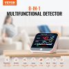 VEVOR Mini Air Quality Monitor 8-IN-1, Professional PM2.5 PM10 PM1.0 Particle Counter, Formaldehyde, Temperature, Humidity