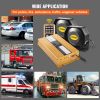 400W 8 Sound Loud Car Warning Alarm Police Fire Horn PA Speaker MIC System