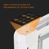 1500W Electric Utility Space Thermostat Heater, Freestanding Convector Heater For Office Desk Bedroom Home Indoor Use