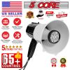 5 Core Megaphone Bullhorn Speaker 30W Professional Bull Horn Battery Power Cheer Megafono 800 Yard Range Loudspeaker w Siren LED Light Recording Ergon