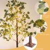 5.9ft Lighted Artificial Olive Tree with LED Fairy Lights with LED Fairy Lights for Garden Patio Front door Party Indoor Outdoor Decor
