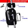 Multiple Crutch for Adult Seniors Walk Travel Ergonomic Stick Aluminum Portable Cane Adjustable Height include Night light Storage Bag Cup Holder Bell
