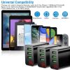 3 Packs 3-Port USB Wall Charger USB Hub Charger Wall Power Charging Plug Adapter Fit For Samsung Galaxy S9/S8