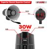 5 Core Megaphone Bullhorn Speaker 30W Professional Bull Horn Battery Power Cheer Megafono 800 Yard Range Loudspeaker w Siren LED Light Recording Ergon