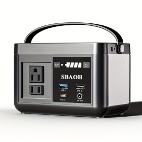 Portable Power Station P86,88.8Wh LiFePo4 Battery,with 120W AC Outputs, Solar Generator For Travel And Camping (Option: 110V)