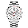 Fashion Mens Luxury Watches Men Business Stainless Steel Quartz Wrist Watch Man Sports Casual Leather Watch —á–∞—Å—ã –º—É–∂—Å–∫–∏–µ