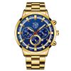 Fashion Mens Watches Luxury Men Sports Gold Stainless Steel Quartz Wrist Watch Man Business Casual Leather Watch —á–∞—Å—ã –º—É–∂—Å–∫–∏–µ