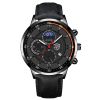 Luxury fashion men's sports watches men business stainless steel quartz watches man casual leather watchrelogio masculino