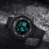 Men Sport Watch Multifunction Military Sports Watch Waterproof Luminous LED Digital Kids Watch Big Dial Student Electronic Watch