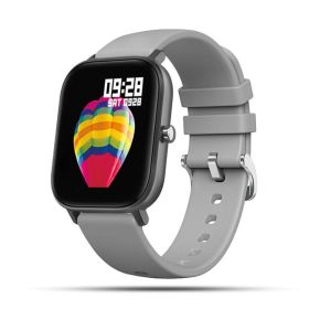 0128 New Men's Sports Watch Fashion Trend Multifunctional Unisex Smart Watch (Color: Tape Gray)