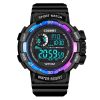 Cool Luminous Men Sport Watch High-end Silicone Strap Military Wrist Watch Led Calendar Waterproof Digital Watch reloj de hombre