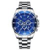 Fashion Mens Watches for Men Sports Waterproof Stainless Steel Quartz Wristwatch Man Business Watch Luminous Clock montre homme
