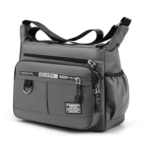 Waterproof Light Leisure Bag,Messenger Bag for Menwomen,Large Women Laptop Bag Waterproof Messenger Bag (Color: Grey)