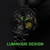 2023 Luxury Men's Fashion Car Wheel Watches Men Sports Waterproof Quartz Wristwatch Stainless Steel Wheel Hub Watch montre homme