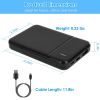 Power Bank Portable Phone Charger for Home Office Travel External Battery Pack with 1 Micro USB Cable Fit For IOSPhone 13/12 Samsung Galaxy S21 And Mo