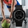 Men Sport Watch Multifunction Military Sports Watch Waterproof Luminous LED Digital Kids Watch Big Dial Student Electronic Watch