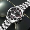 Fashion Mens Sports Watches Luxury Stainless Steel Quartz Wrist Watch Calendar Luminous Clock Men Business Casual —á–∞—Å—ã –º—É–∂—Å–∫–∏–µ