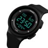 Men Sport Watch Multifunction Military Sports Watch Waterproof Luminous LED Digital Kids Watch Big Dial Student Electronic Watch