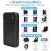 Power Bank Portable Phone Charger for Home Office Travel External Battery Pack with 1 Micro USB Cable Fit For IOSPhone 13/12 Samsung Galaxy S21 And Mo