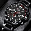 Fashion Mens Luxury Watches Men Business Stainless Steel Quartz Wrist Watch Man Sports Casual Leather Watch —á–∞—Å—ã –º—É–∂—Å–∫–∏–µ