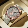 Swiss Brand POEDAGAR Men Watch Fashion Top Luxury Sport Men's Wristwatch Waterproof Luminous Leather Date Quartz Watches Man Box
