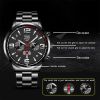 Fashion Mens Luxury Watches Men Business Stainless Steel Quartz Wrist Watch Man Sports Casual Leather Watch —á–∞—Å—ã –º—É–∂—Å–∫–∏–µ