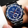 Fashion Mens Watches Luxury Men Sports Gold Stainless Steel Quartz Wrist Watch Man Business Casual Leather Watch —á–∞—Å—ã –º—É–∂—Å–∫–∏–µ